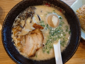 龍の家のラーメン