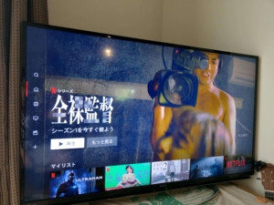 ネットフリックスはTVの標準機能